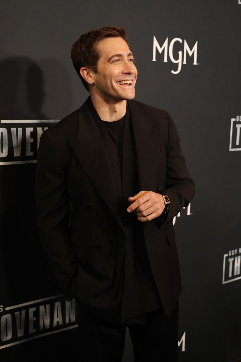 Jake Gyllenhaal 2023 LA Premiere The Covenant Cartier » Jake Gyllenhaal Wears Umit Benan at The Covenant Premiere Jake Gyllenhaal 2023 LA Premiere The Covenant Cartier
