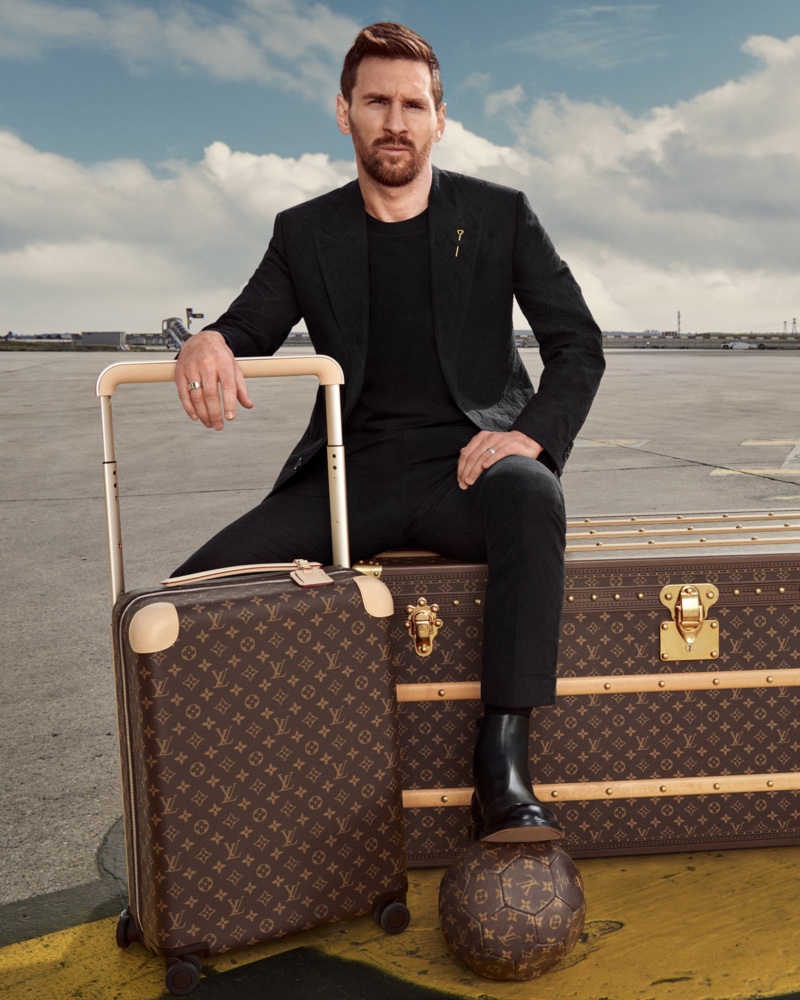 Louis Vuitton Stars Football Icons Lionel Messi and Cristiano Ronaldo