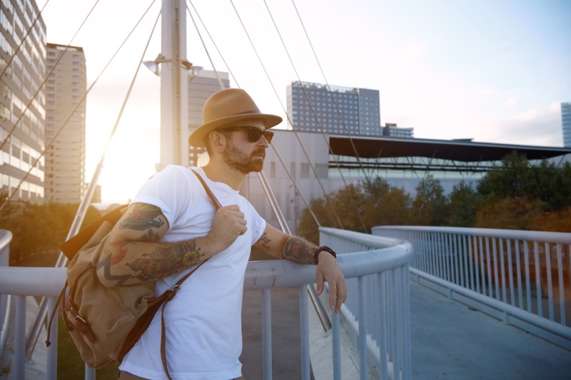 Man Wearing Fedora » 23 Men’s Hat Styles: Popular Types of Hats Man Wearing Fedora