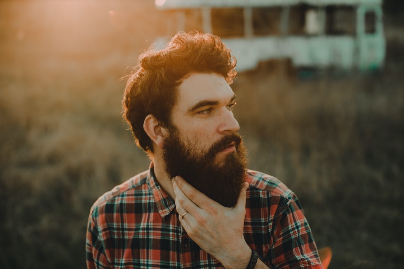 Outdoors Man Beard