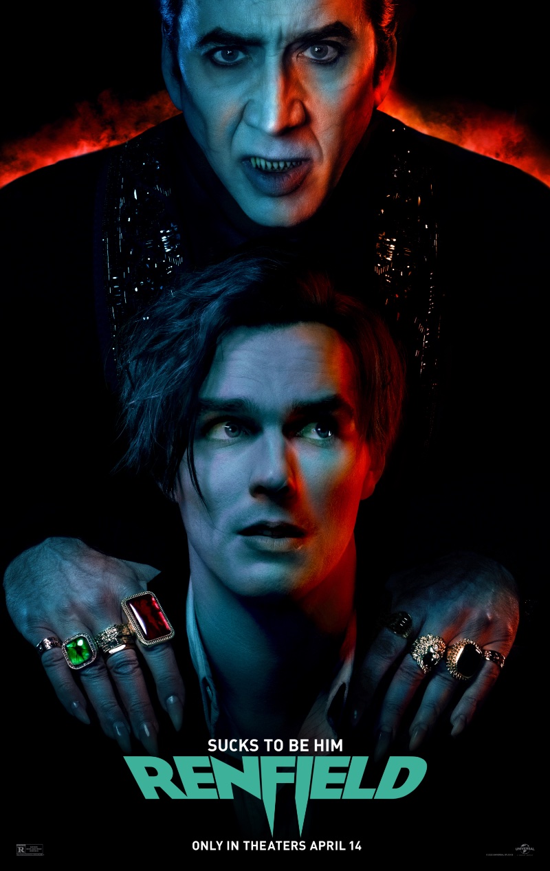 Renfield Poster Artwork 2023 » Renfield's Star Nicholas Hoult Stuns in Designer Ensembles Renfield Poster Artwork 2023