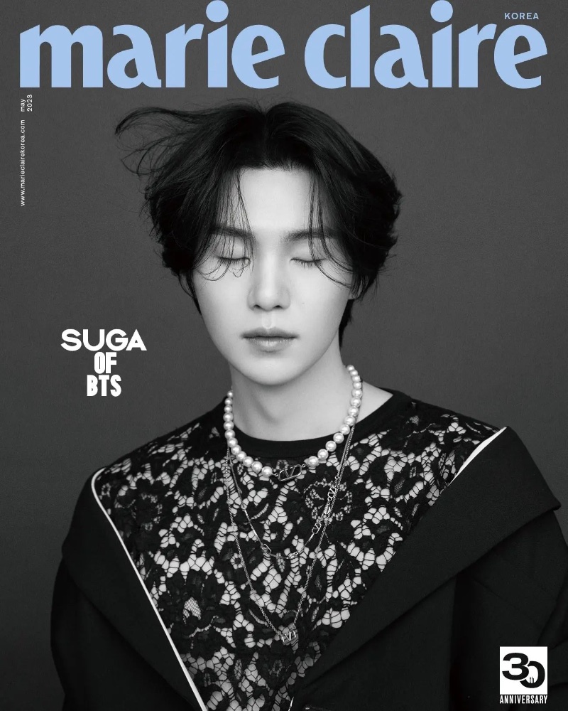 Suga Marie Claire Korea Cover 2023 Pre-fall Valentino