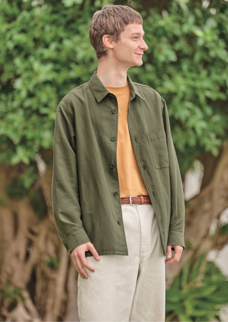 UNIQLO Cotton Linen Over Shirt Jacket » UNIQLO Linen: Cool & Neutral Styles for Summer UNIQLO Cotton Linen Over Shirt Jacket