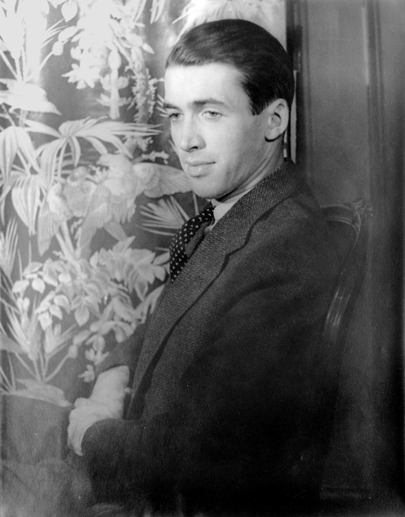 Actor James Stewart poses for a photo on October 15, 1934 by photographer Carl Van Vechten.