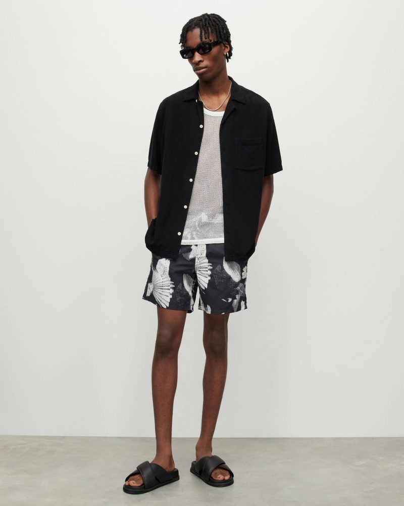 AllSaints Frequency Floral Swim Shorts