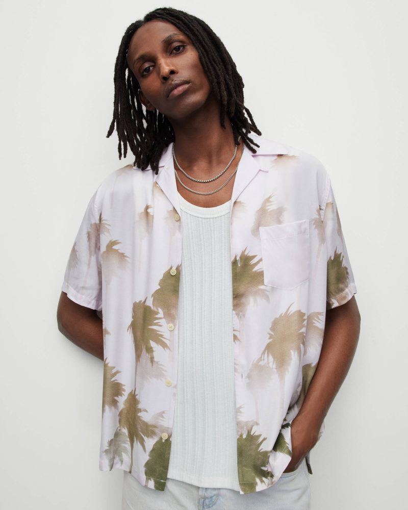 AllSaints Islands Tropical Print Shirt » AllSaints Summer 2023: A Rebellious Breeziness AllSaints Islands Tropical Print Shirt