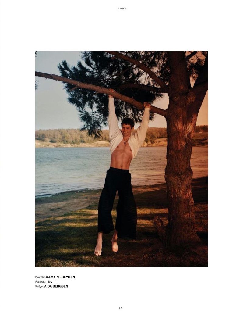 » Arthur Gosse Enjoys Golden Moments with L'Officiel Hommes Turkey Arthur Gosse LOfficiel Hommes Turkey 003 edited