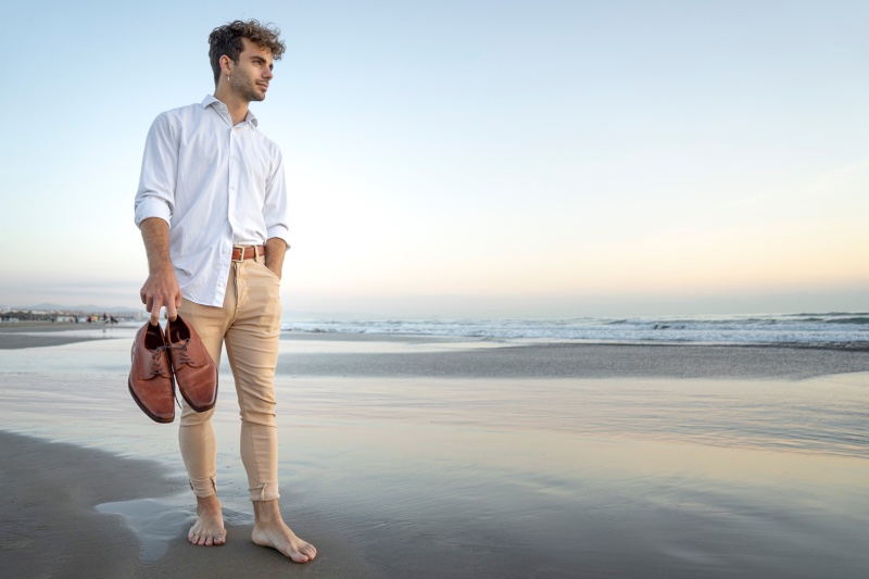 Beach Wedding Attire for Men Pants