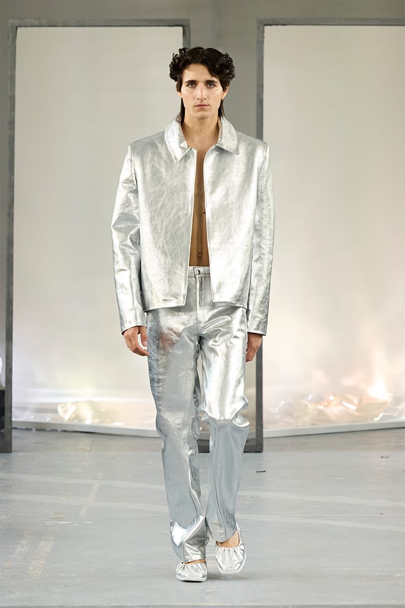 Bianca Saunders Spring Summer 2023 Silver Outfit