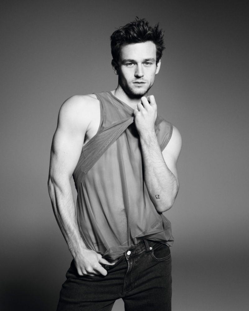 Photo-ready, Brandon Flynn appears in Calvin Klein's 2023 Pride campaign. » Brandon Flynn Stuns in Calvin Klein Pride Campaign Photo-ready, Brandon Flynn appears in Calvin Klein's 2023 Pride campaign.