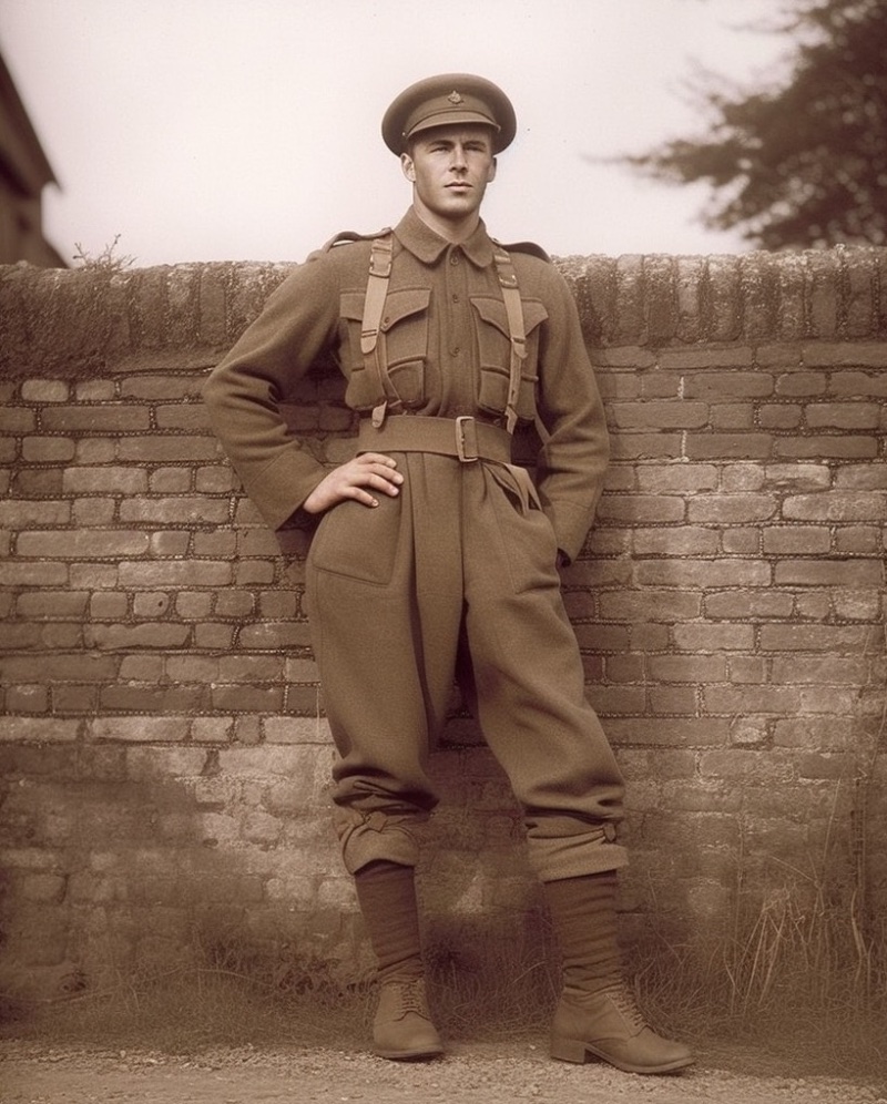 British Soldier Cargo Pants 1930s