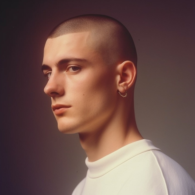 Buzz Cut 90s Mens Hairstyle