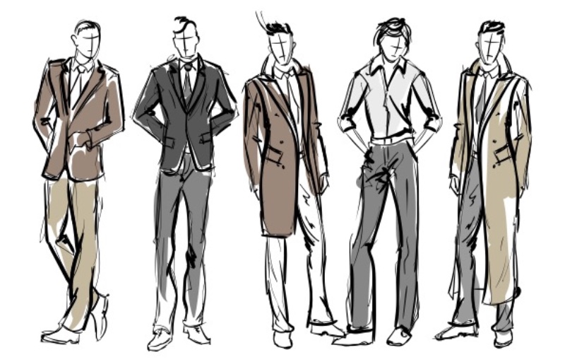 Fashion Sketch Illustration Mens Fashion Fashion Sketch Illustration Mens Fashion