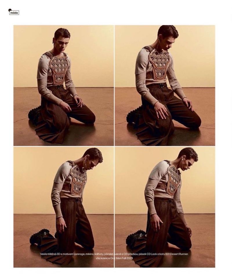 » Filip Hrivnak Sports Dior Men Fall Style for Esprit Filip Hrivnak Esprit Dior Men 2023 Editorial 004