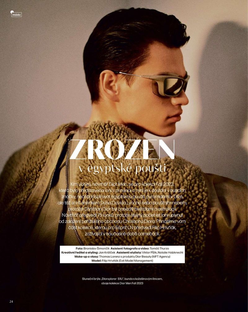 » Filip Hrivnak Sports Dior Men Fall Style for Esprit Filip Hrivnak Esprit Dior Men 2023 Editorial 005