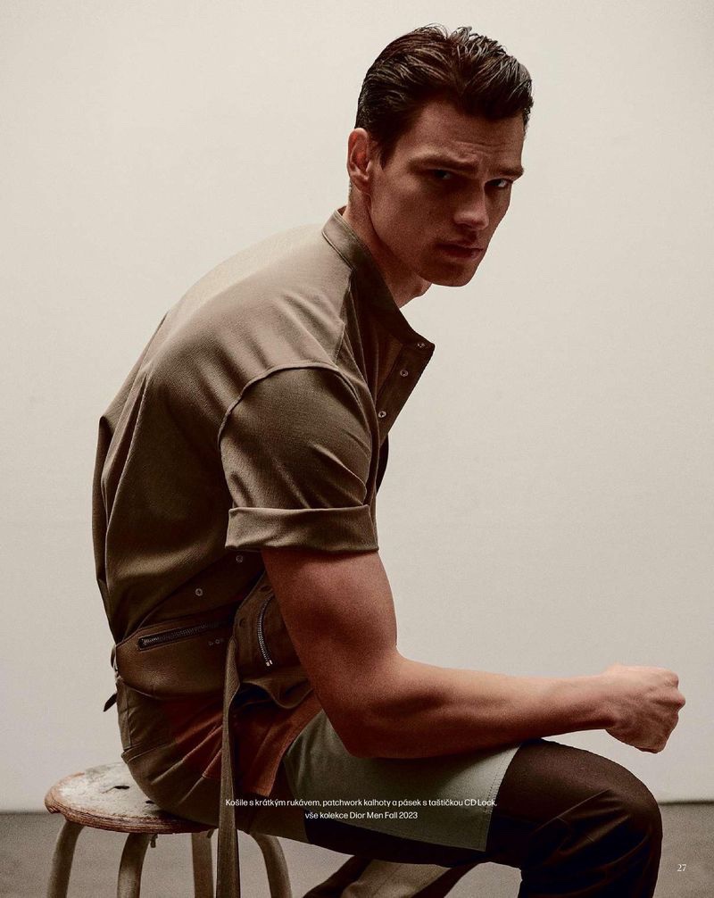 » Filip Hrivnak Sports Dior Men Fall Style for Esprit Filip Hrivnak Esprit Dior Men 2023 Editorial 006