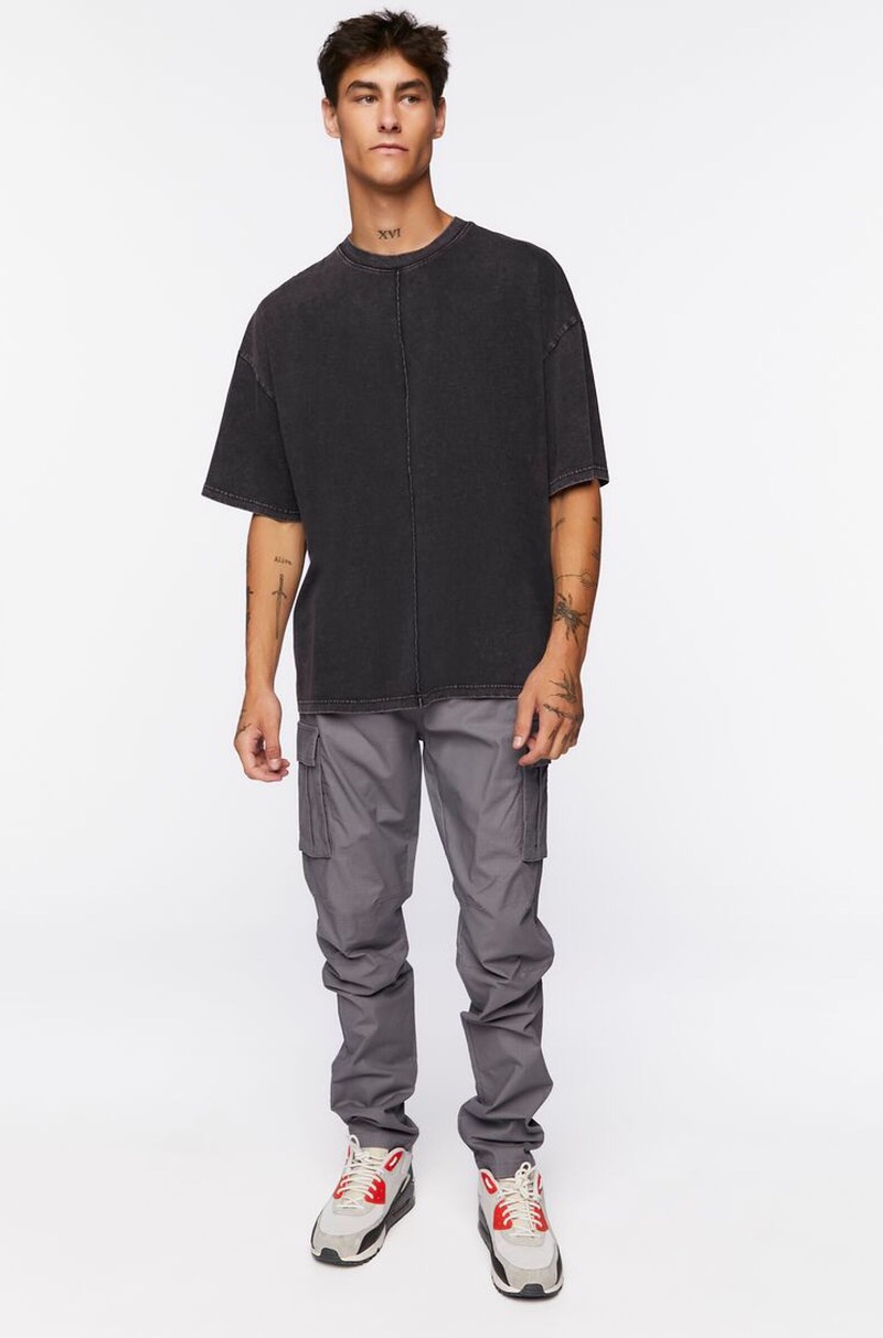 Buy Men's Spanish Grey Stretch Cargo Pants Online In India