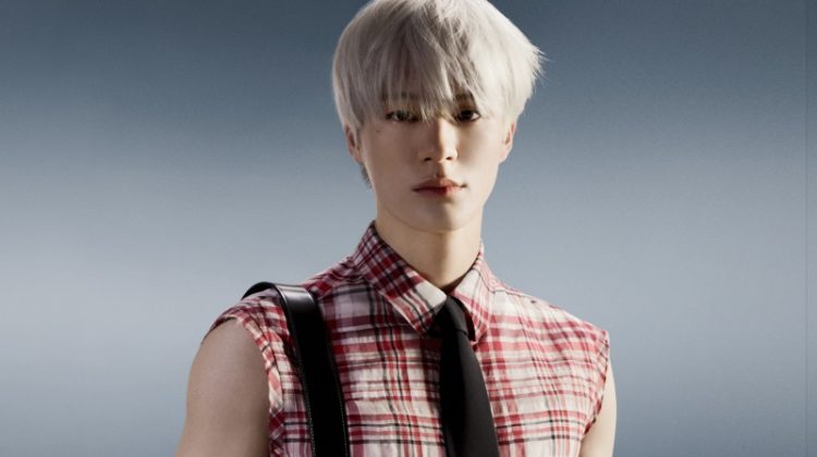 Jeno Lee appears in his first official image as a Ferragamo brand ambassador.