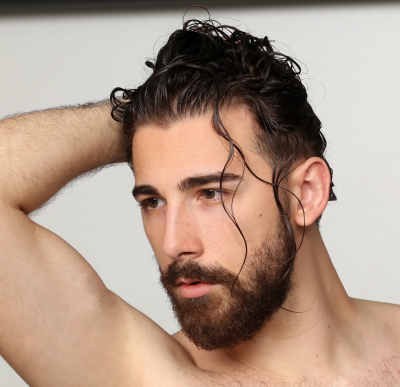 Dylan: Thick and Curly Hair With Fade | Man For Himself