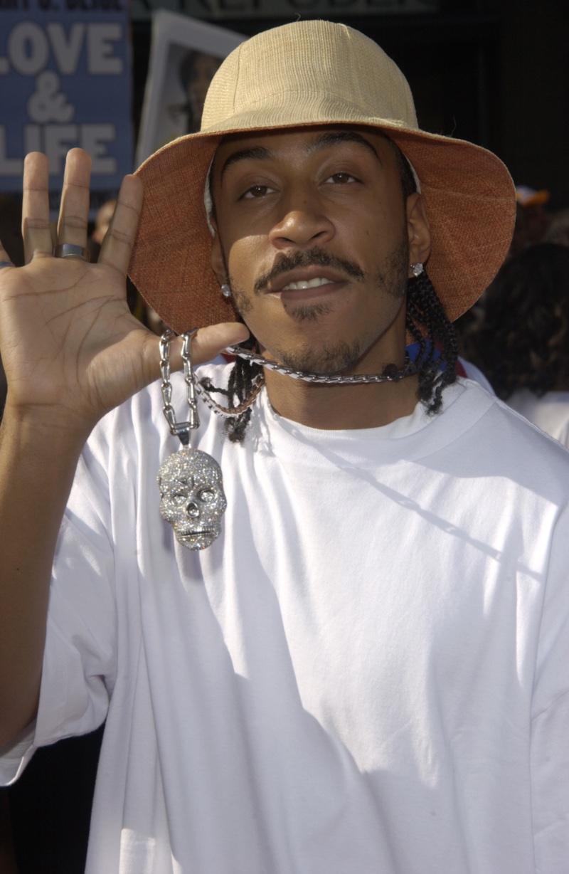 Ludacris BET Awards 2003 Chain Necklace Diamond Skull