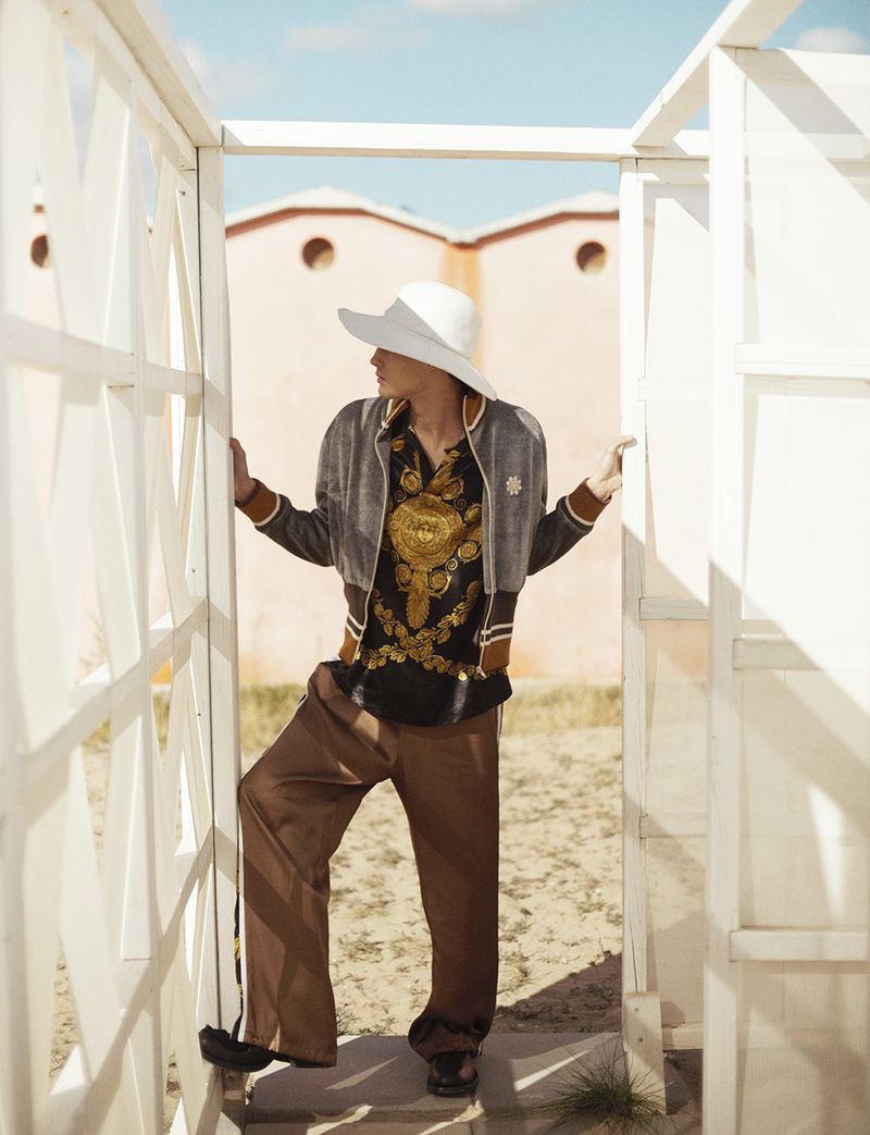 » Modern Elegance: Ludwig Wilsdorff's Amalfi Coast Adventure Ludwig Wilsdorff Numero Homme Editorial 2023 001