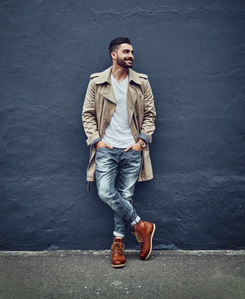Man Trench Jeans Man Trench Jeans