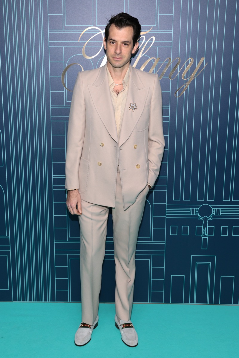 Mark Ronson cleans up in double-breasted Gucci suit for the Tiffany & Co. New York flagship reopening celebration. » Jimin, Jacob Elordi + More Celebrate with Tiffany & Co. Mark Ronson cleans up in double-breasted Gucci suit for the Tiffany & Co. New York flagship reopening celebration.