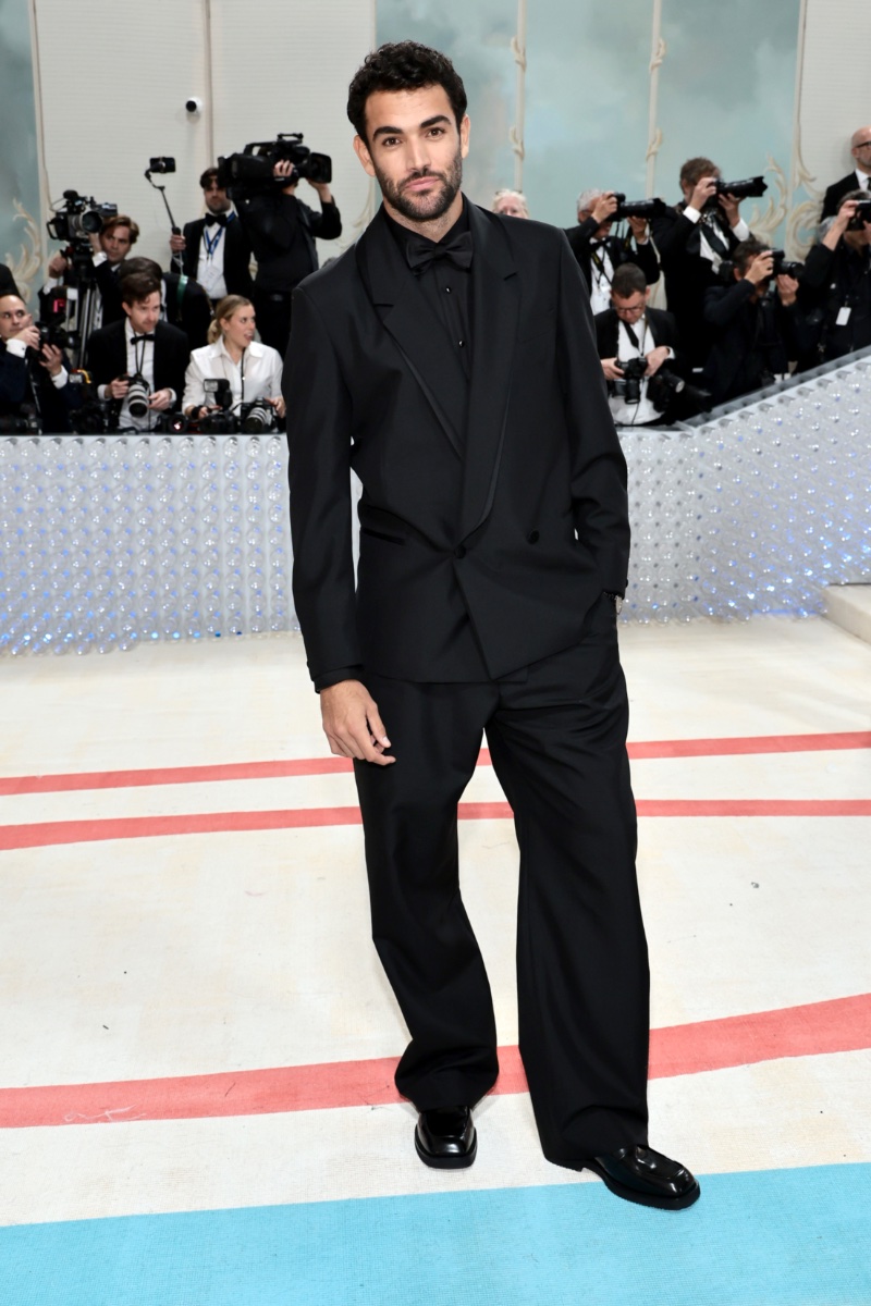 Matteo Berrettini attends the 2023 Met Gala in a BOSS ensemble.