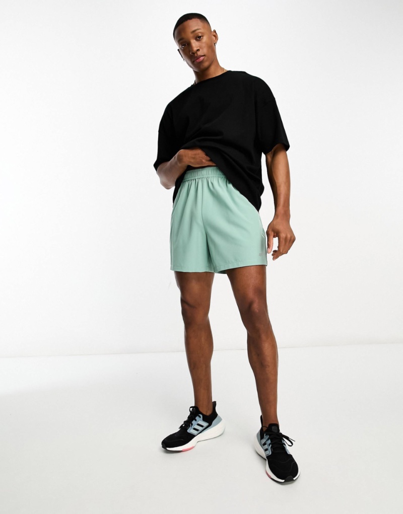 Men's Summer Fashion ASOS 4505 Icon 5 Inch Training Shorts Green
