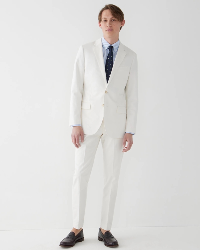 Men's Summer Fashion J.Crew Ludlow Slim-fit Suit Italian Chino