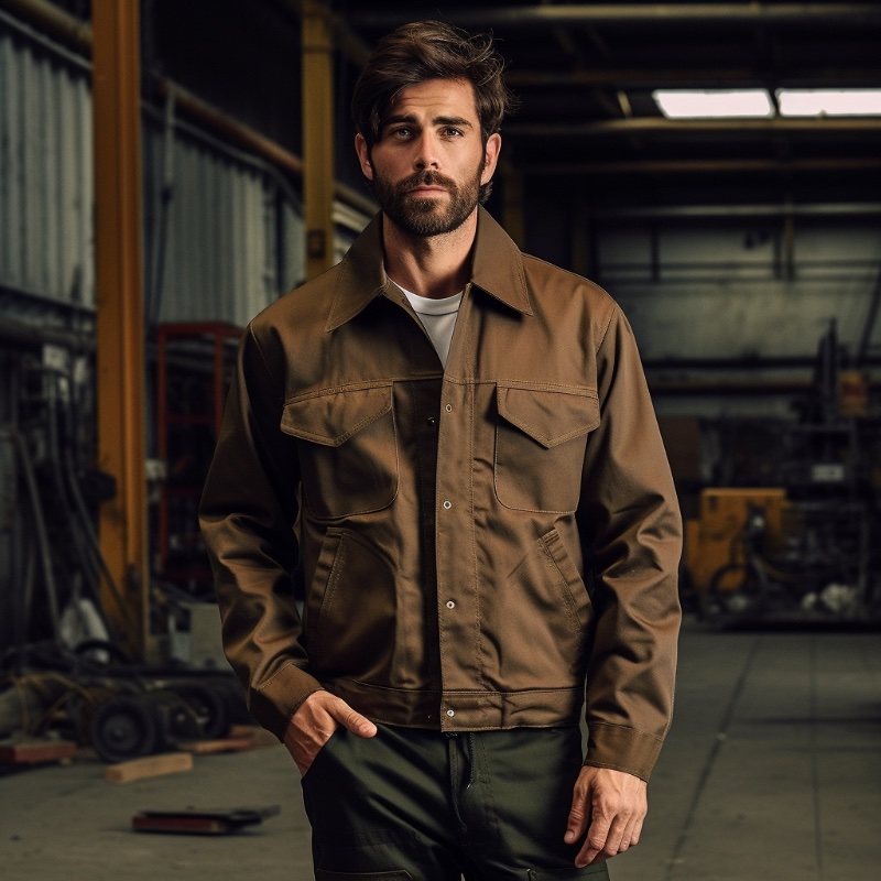 Mens Work Jacket Workwear Style