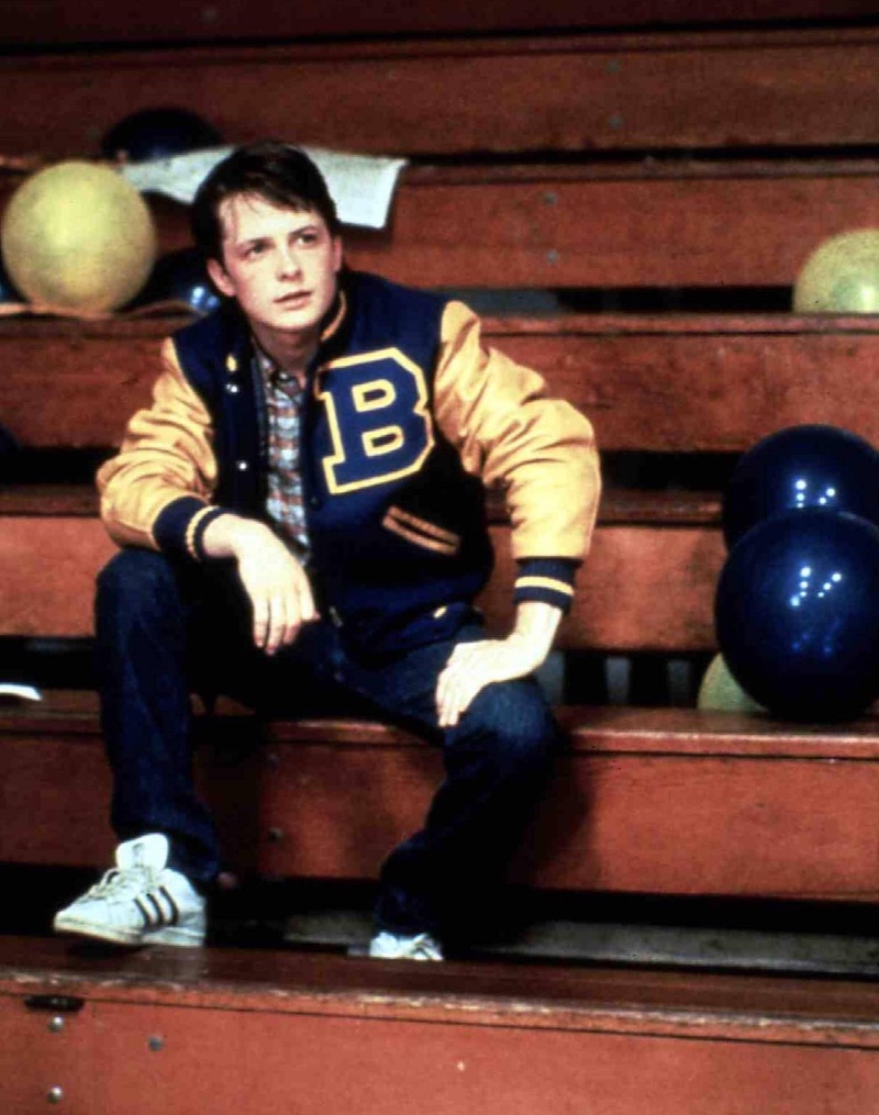 Michael J Fox Varsity Jacket Teen Wolf 1985
