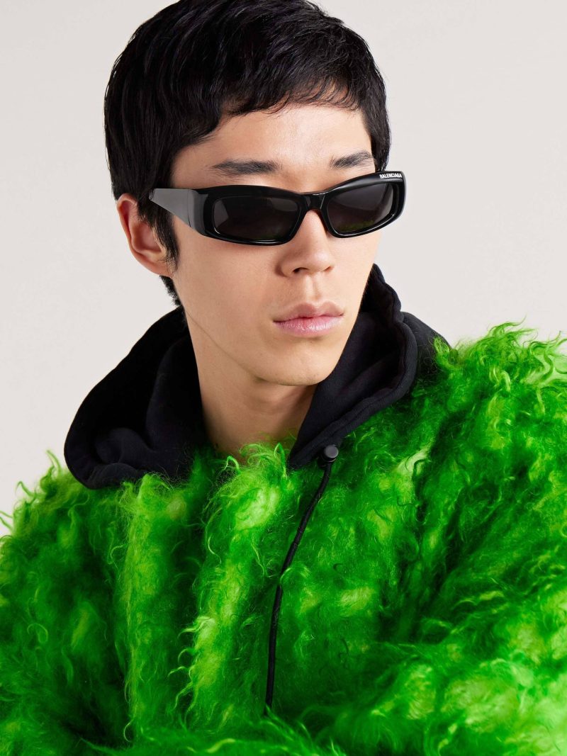 Mr Porter Balenciaga Eyewear Rectangular-frame Acetate Sunglasses » Wraparound Sunglasses for Men: Style & Protection Mr Porter Balenciaga Eyewear Rectangular-frame Acetate Sunglasses