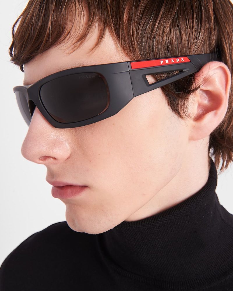 Prada Linea Rossa Impavid Sunglasses » Wraparound Sunglasses for Men: Style & Protection Prada Linea Rossa Impavid Sunglasses