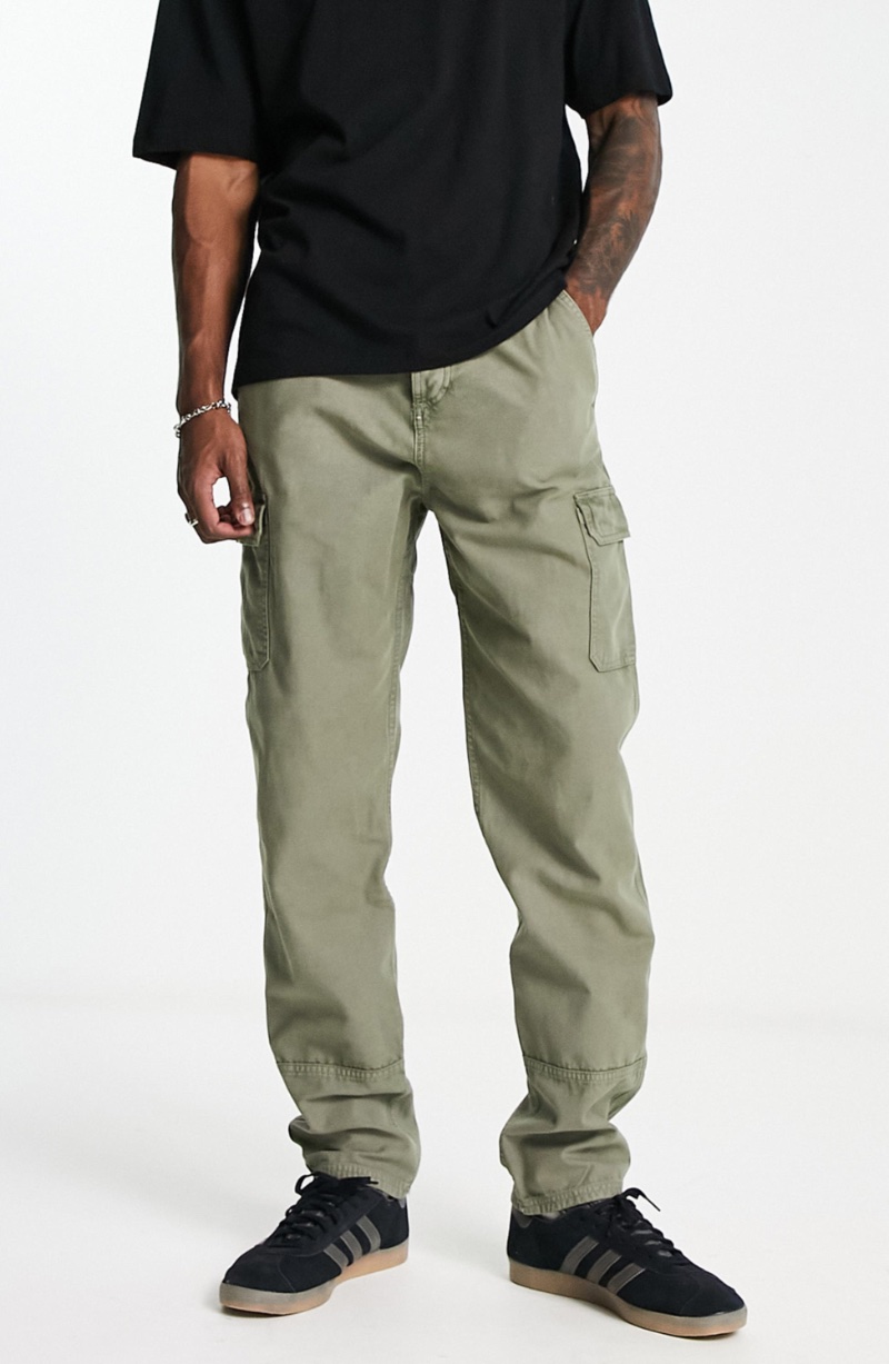 Skater Fit Cargo Pants Workwear Style