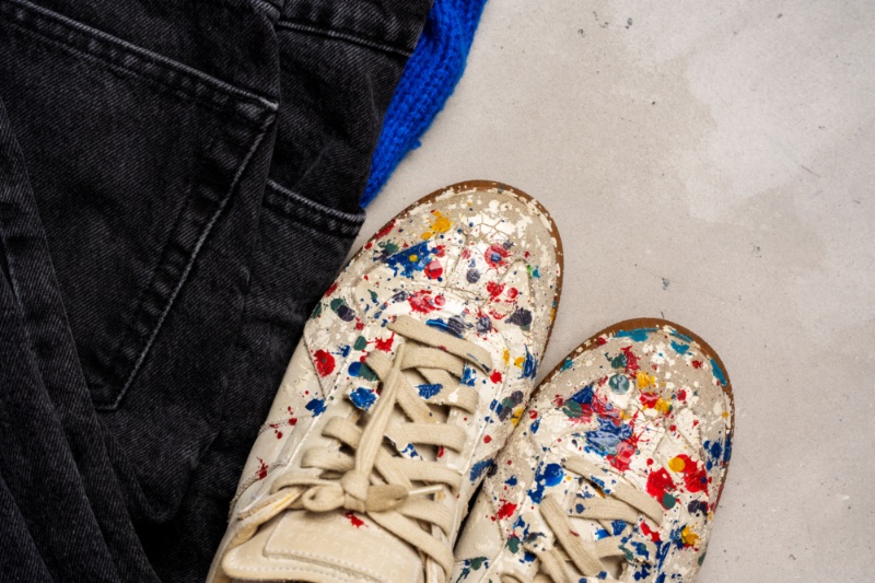 Splatter Paint Shoes » The Art of Wearing Eccentric Patterns in Men's Shoes Splatter Paint Shoes