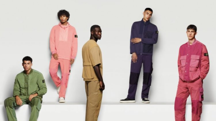 Stone Island highlights its spring-summer 2023 Mix Fabric Hype-TC range.