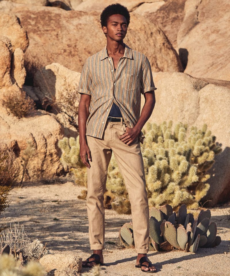 Todd Snyder Slim 5-pocket Cotton Linen Pant In Baja Dunes