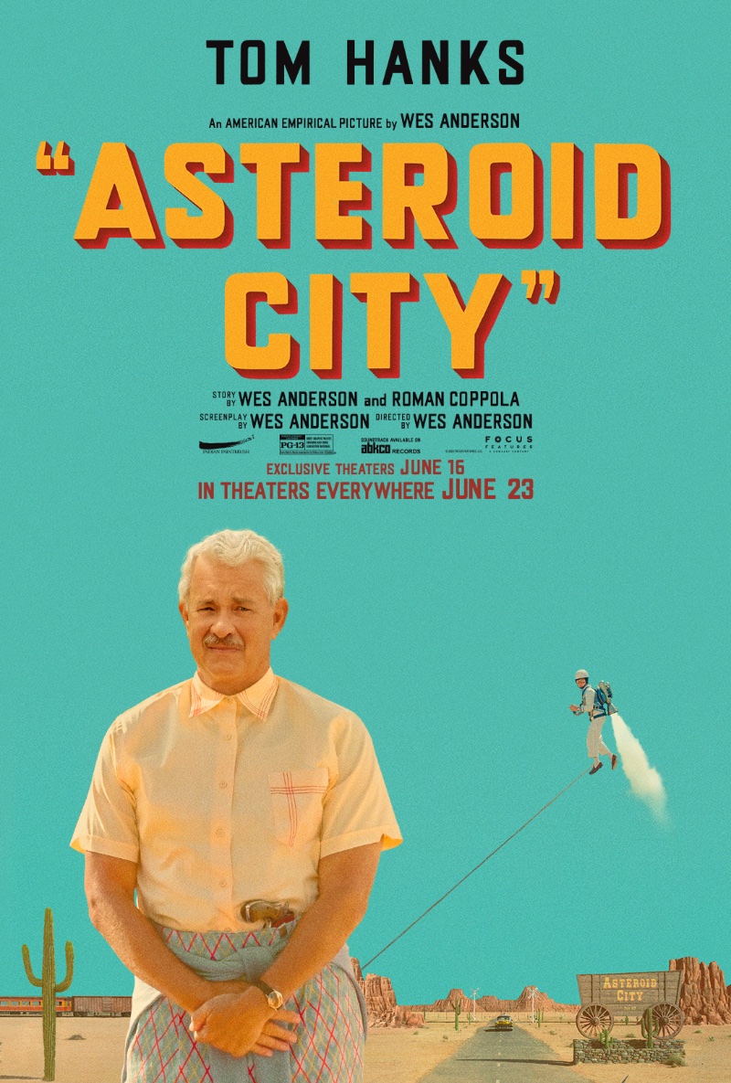 Asteroid City poster artwork featuring Tom Hanks.