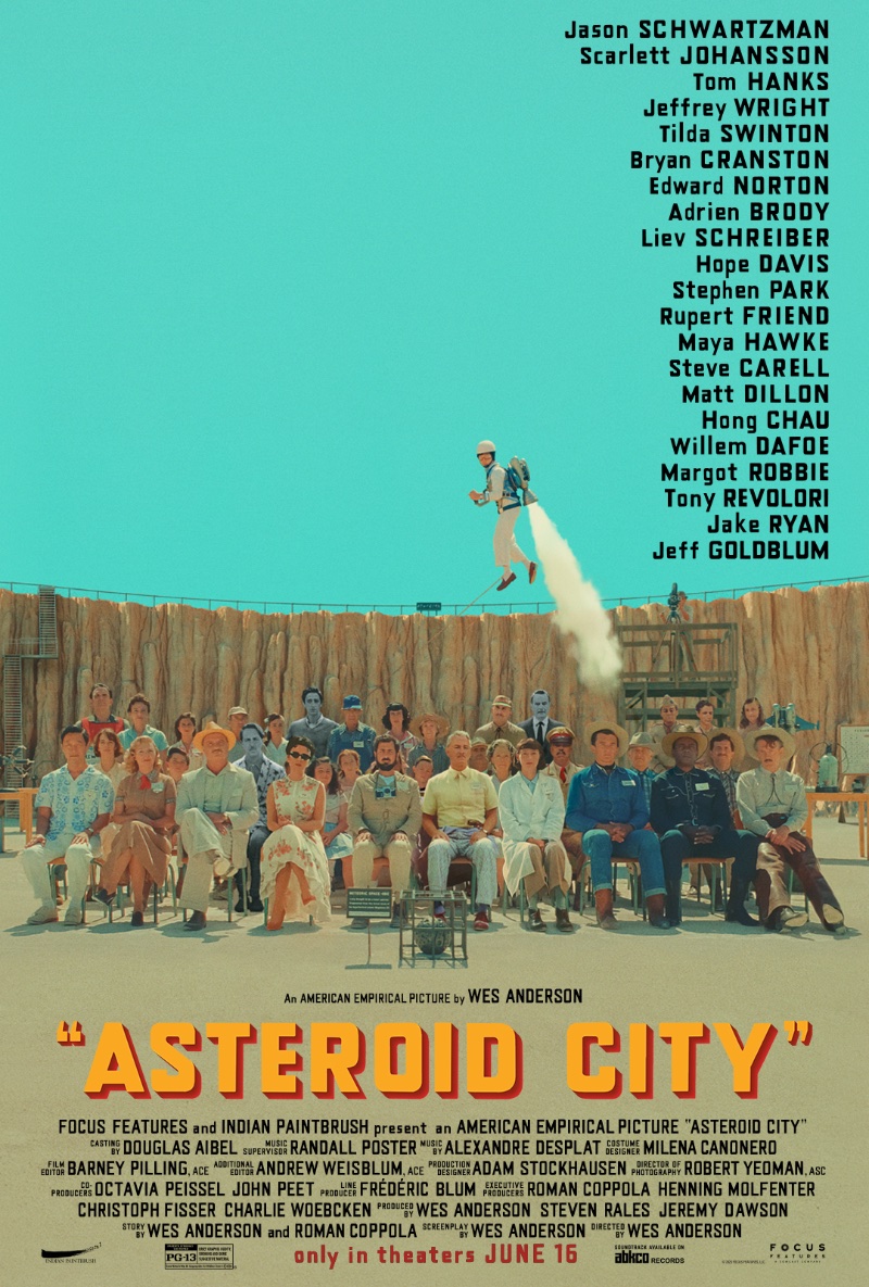 Official Asteroid City poster artwork. 