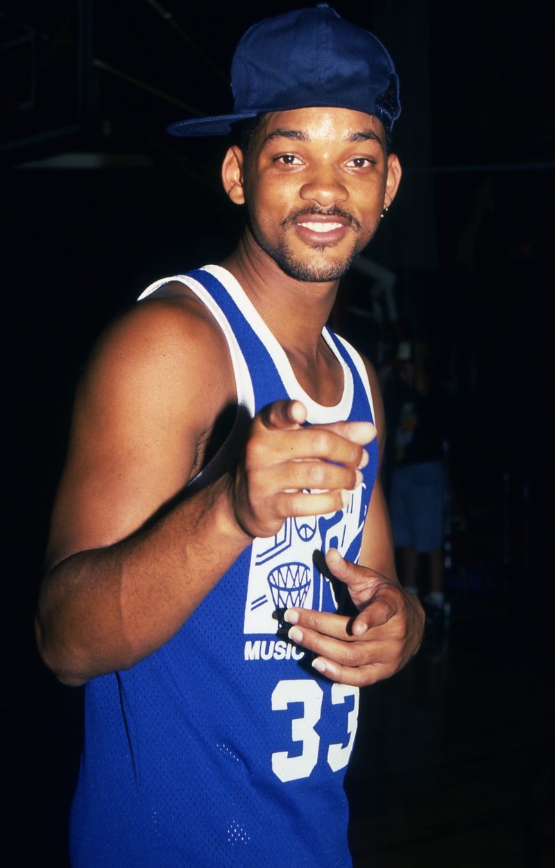 Will Smith 1991 Sideways Cap Basketball Jersey