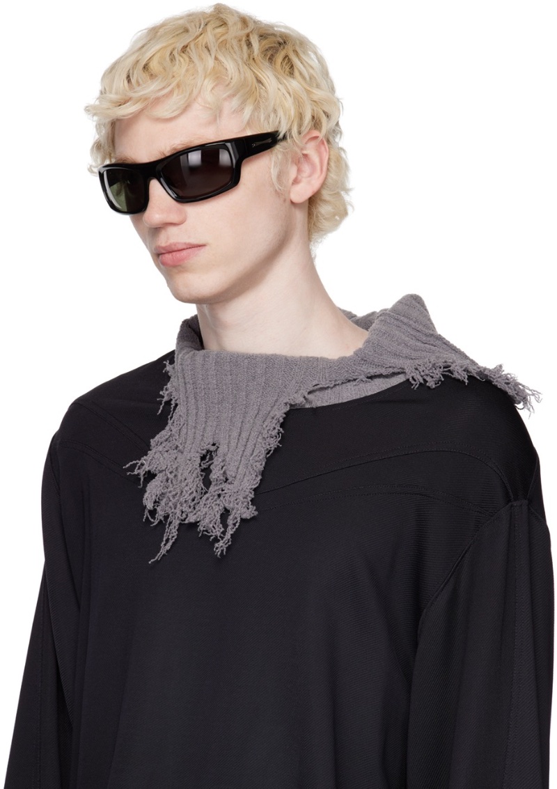 LEXXOLA Black Neo Wraparound Sunglasses $290. » Wraparound Sunglasses for Men: Style & Protection LEXXOLA Black Neo Wraparound Sunglasses $290.