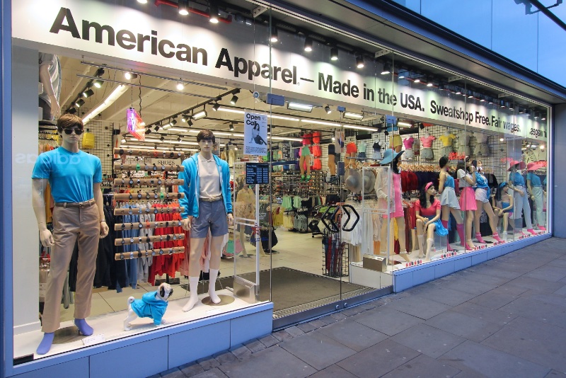 2000s Fashion Men American Apparel Storefront