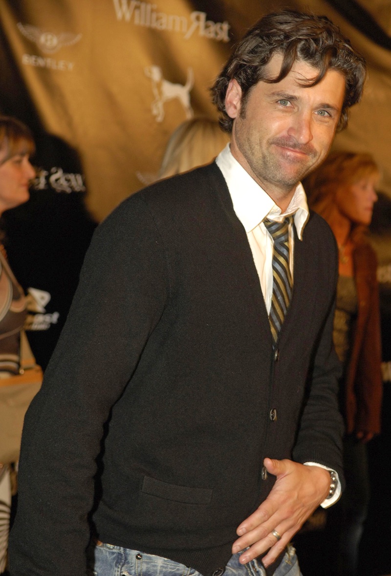 2000s Fashion Men Cardigan Sweater Patrick Dempsey