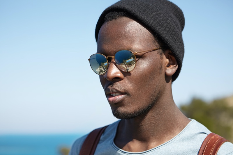 Beanie Mirrored Sunglasses Man