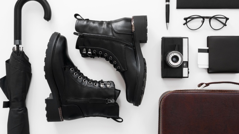 Black Laceup Boots Eyelets Accessories Men » Gothic Style for Men: Goth Aesthetic Fashion Guide Black Laceup Boots Eyelets Accessories Men