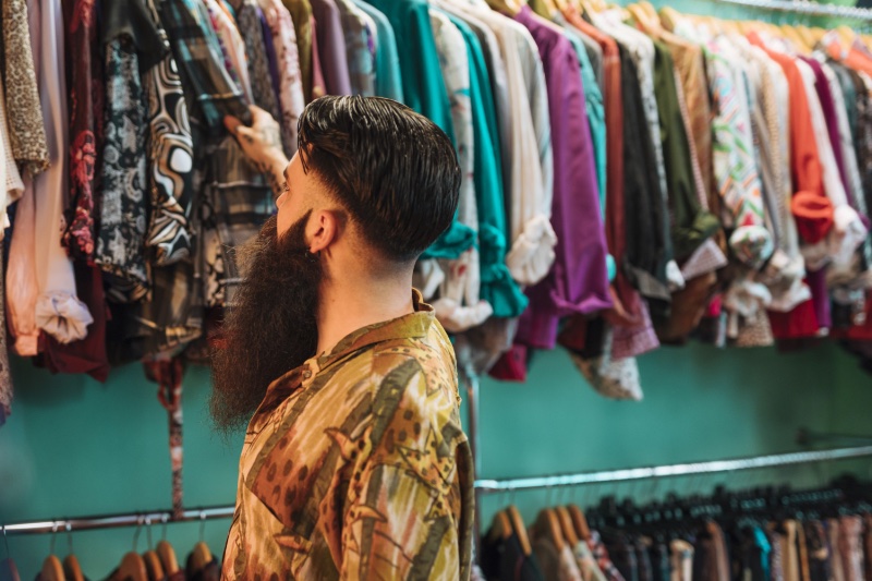 Bohemian Style Men Thrift Store