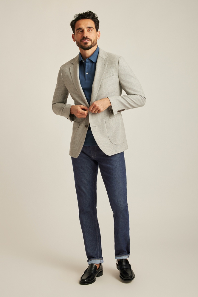 Business Casual Outfit Polo Blazer Bonobos