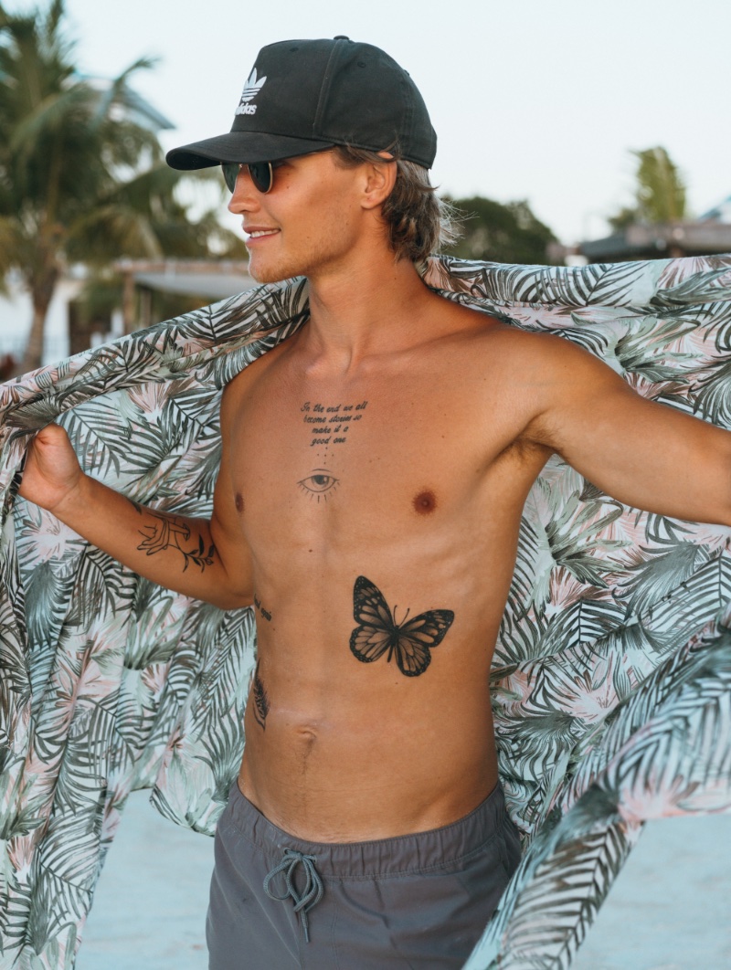 Butterfly Tattoo Men