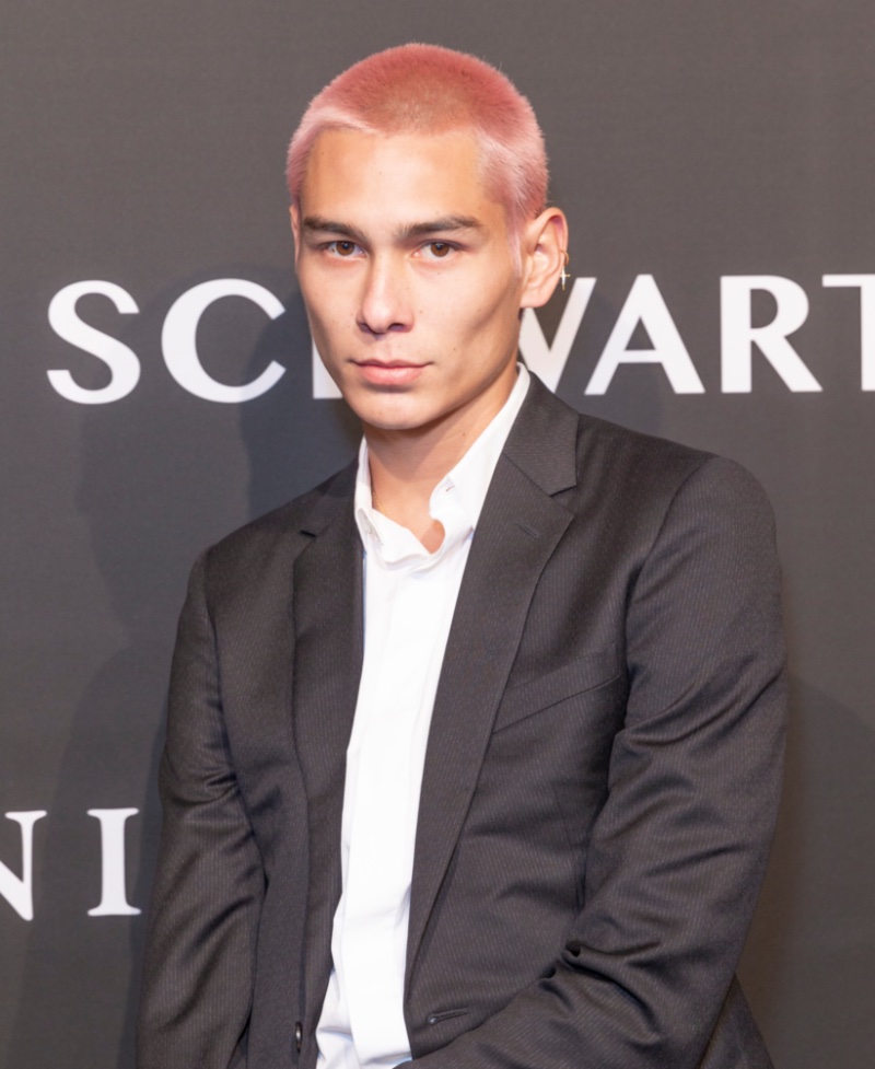 Buzz Cut Colored Pink Evan Mock 2019